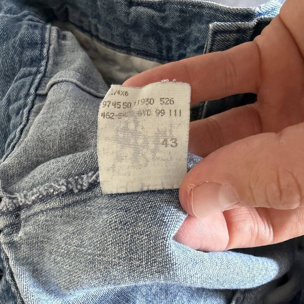 Lee Vintage Chino Jean Shorts Denim Jean Women's 24W 90s Classic Sz 8p - Picture 4 of 7